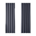 DS NA Artiss 2X Blockout Curtains  Window Curtain Eyelet 180x213cm Charcoal