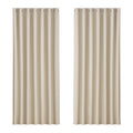 DS NA Artiss 2X Blockout Curtains Blackout Window Curtain Eyelet 240x230cm Beige