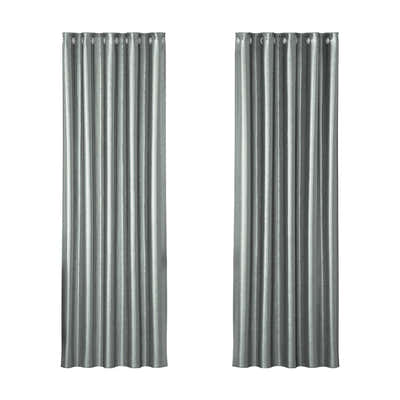 DS NA Artiss 2X Blockout Curtains  Window Curtain Eyelet 180x213cm Grey Shine