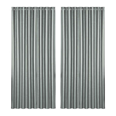 DS NA Artiss 2X Blockout Curtains Blackout Window Curtain Eyelet 300x230cm GY