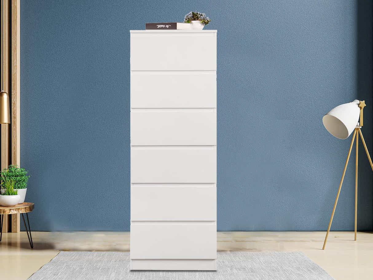 Enkel 6-Drawer Slim Tallboy