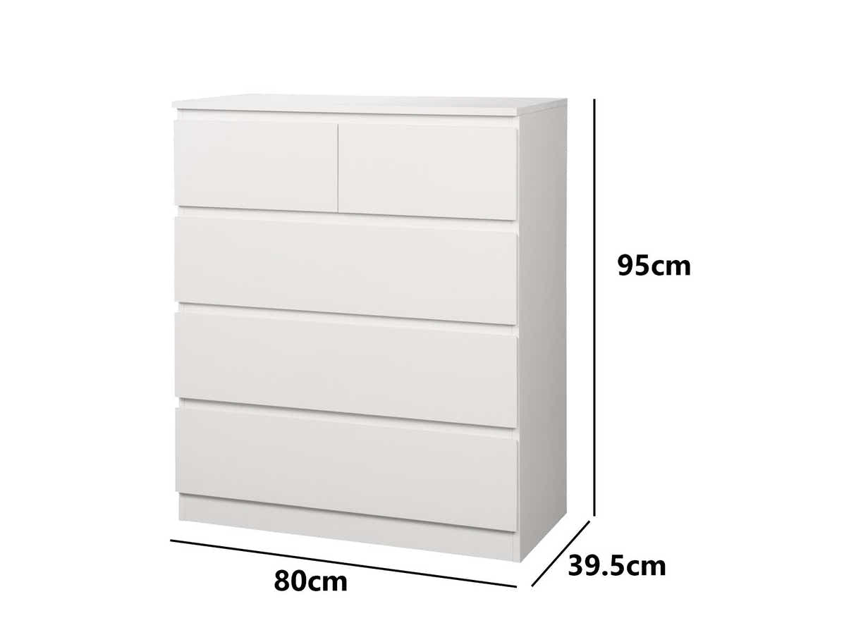 Enkel 5-Drawer Tallboy