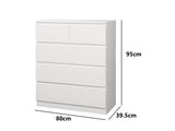 DS Enkel 5-Drawer Tallboy