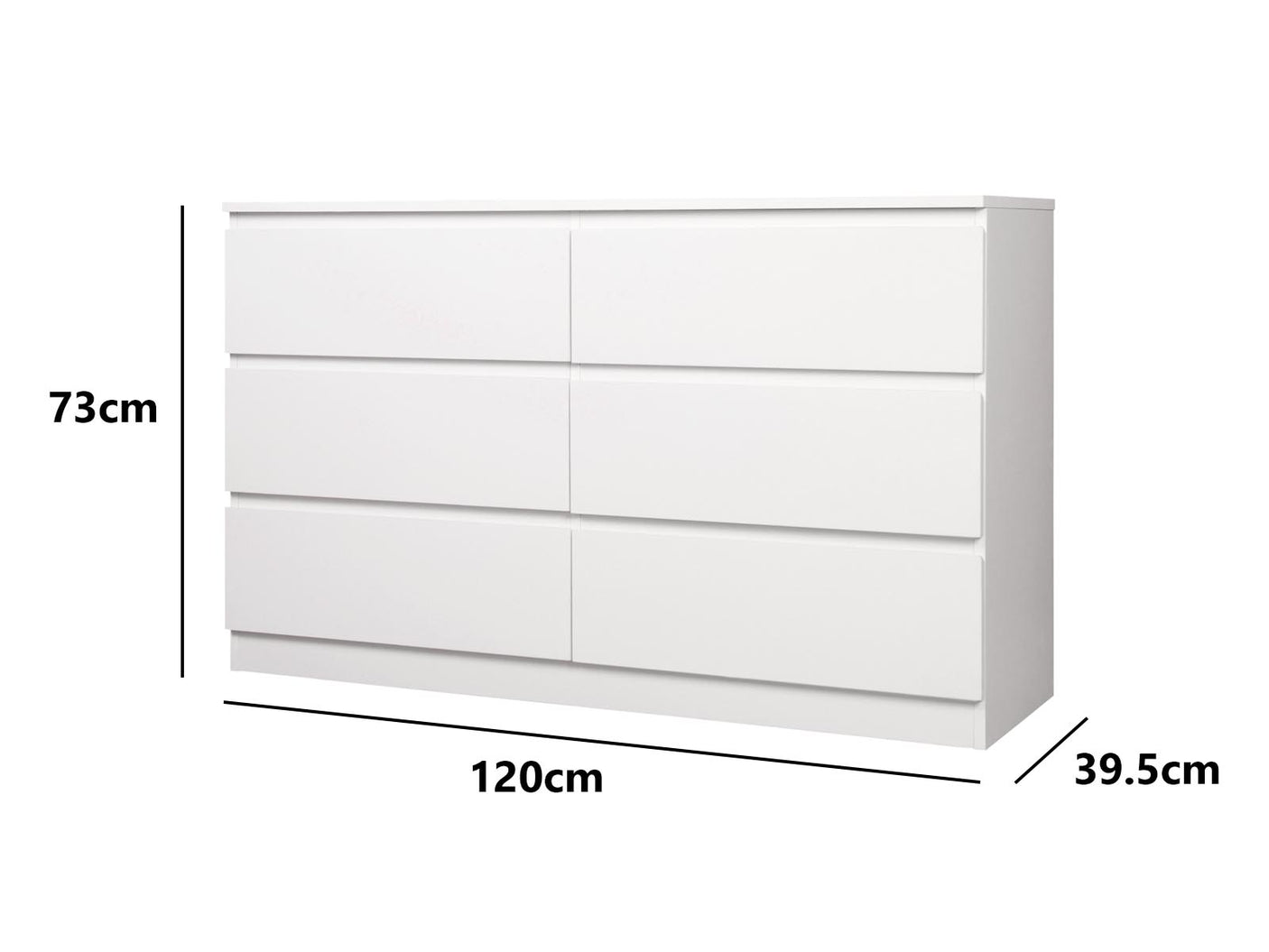 DS Enkel 6 Drawer Chest