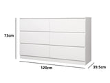 DS Enkel 6 Drawer Chest