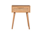 Naturlig Single Storage Bedside Table