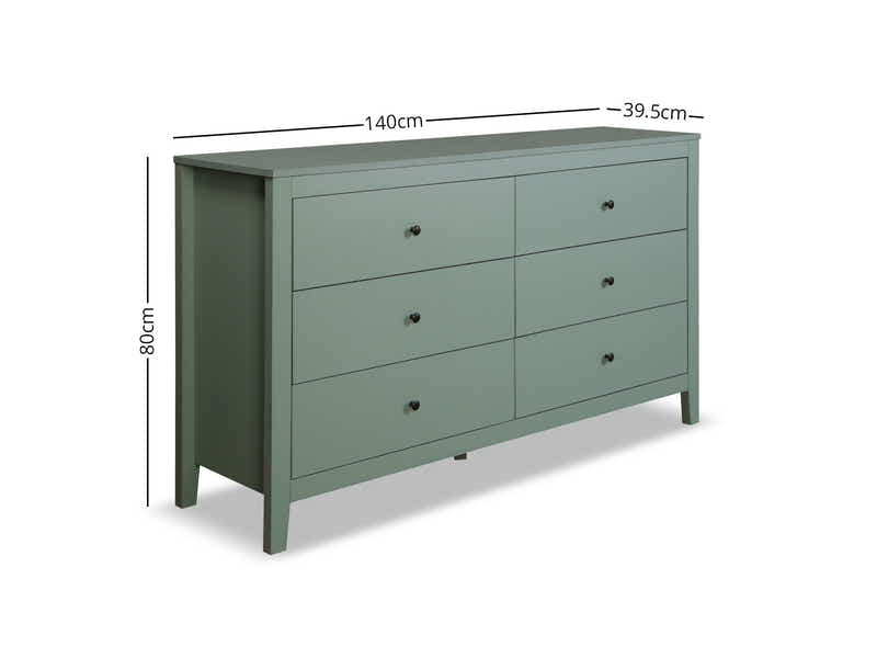 Olivera 6-Drawer Lowboy