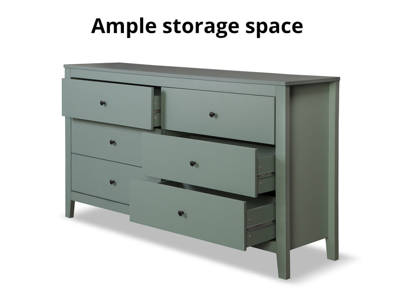Olivera 6-Drawer Lowboy