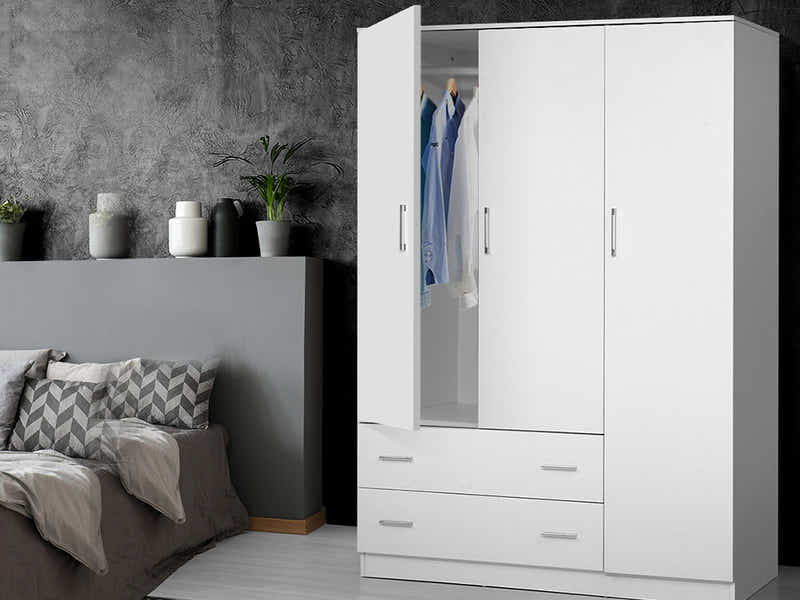 Klader 3-Door Wardrobe
