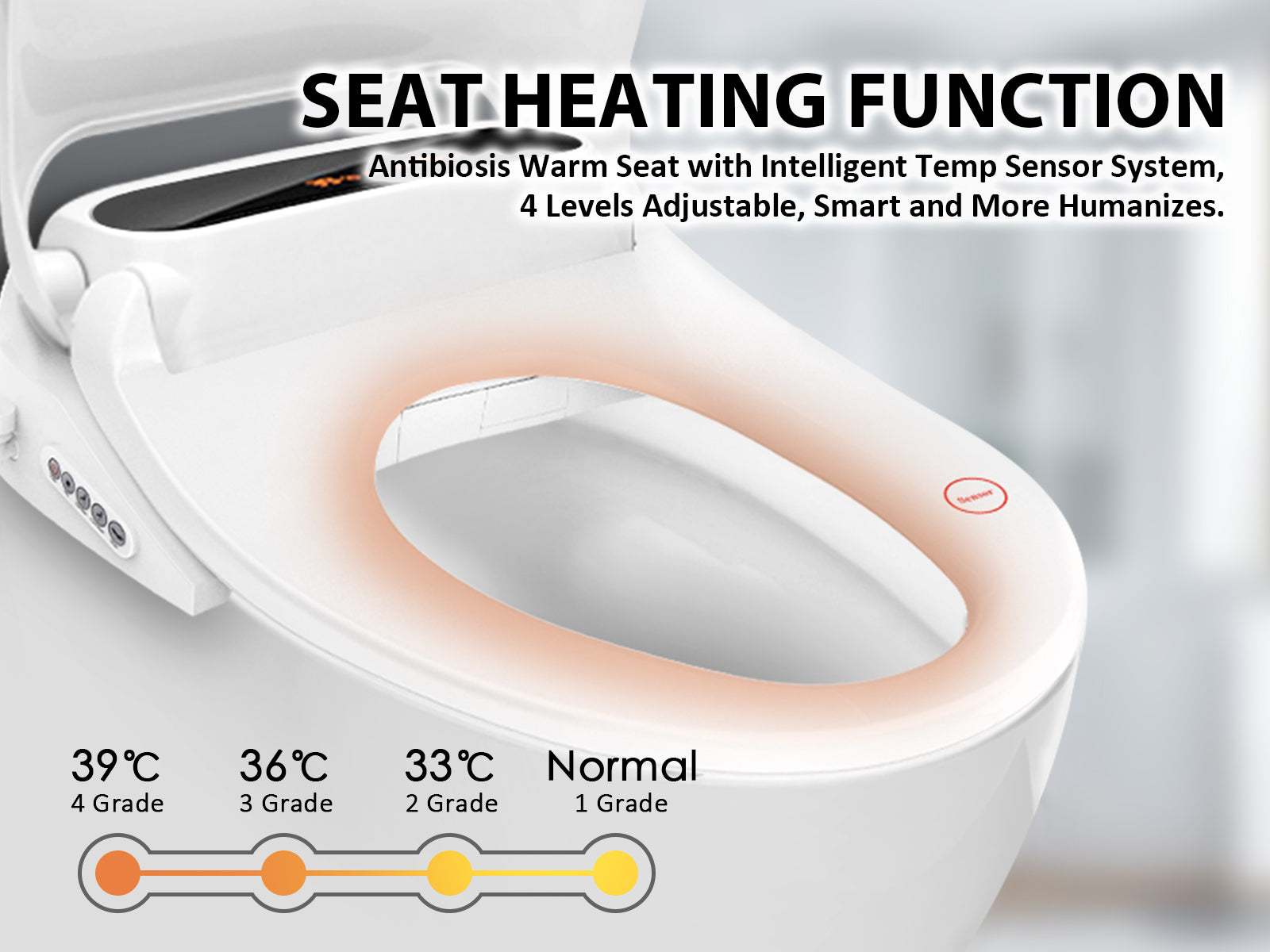 Bidet Toilet Seat Smart Electric With Remote – TSB Living