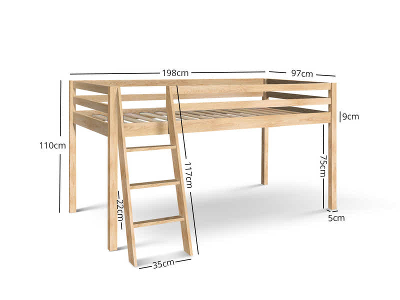 Cabin Bunk Bed Natural