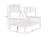 Enkel Triple Bunk Bed White