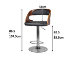 Bar Stool x1 black
