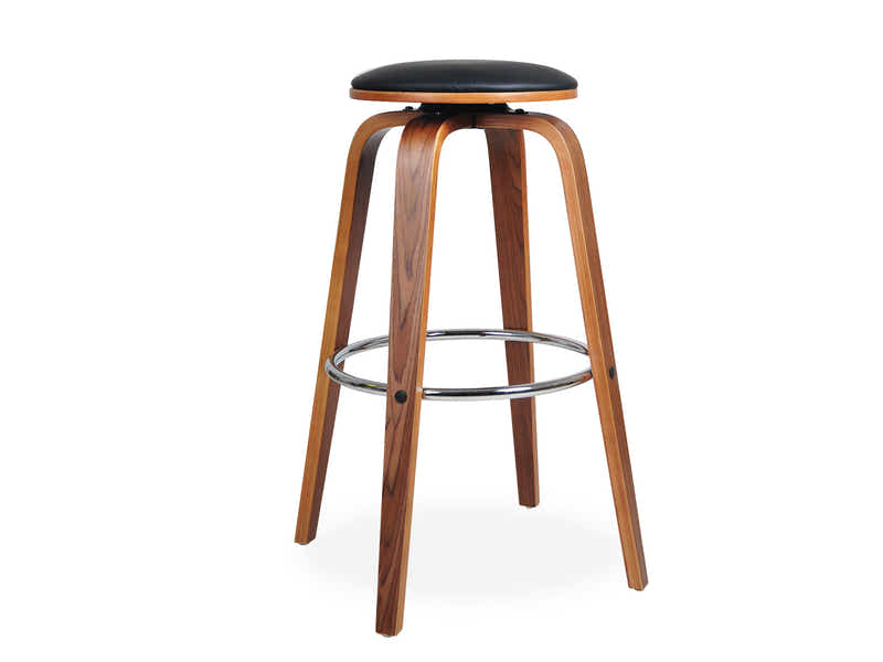 Swivel Bar Stool Black - Set of 2