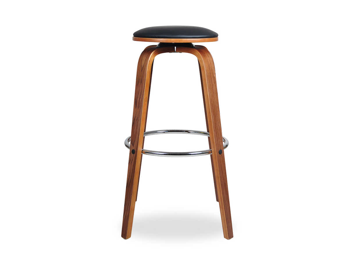 Swivel Bar Stool Black - Set of 2