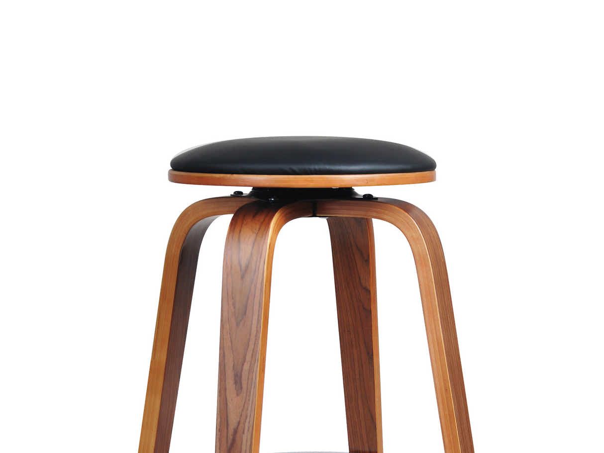 Swivel Bar Stool Black - Set of 2