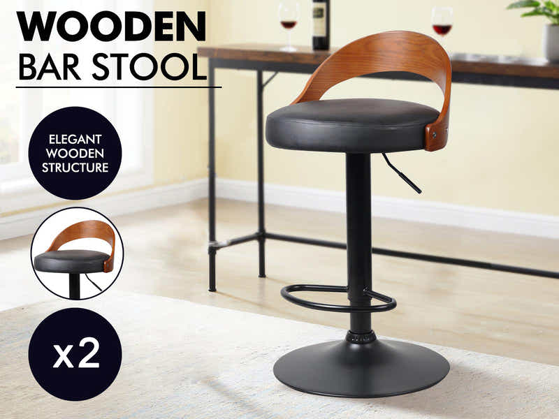 Bentwood Bar Stool - Set of 2
