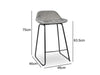 Bar Stool Iron Leg X2