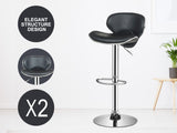 Bar Stool X2 black
