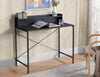 Metal Desk with Shelf Black