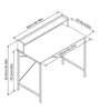 Metal Desk with Shelf Black