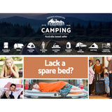 DS NA Weisshorn Double Size Self Inflating Mattress Mat 10CM Thick   Coffee