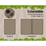 DS NA Weisshorn Double Size Self Inflating Mattress Mat 10CM Thick   Coffee