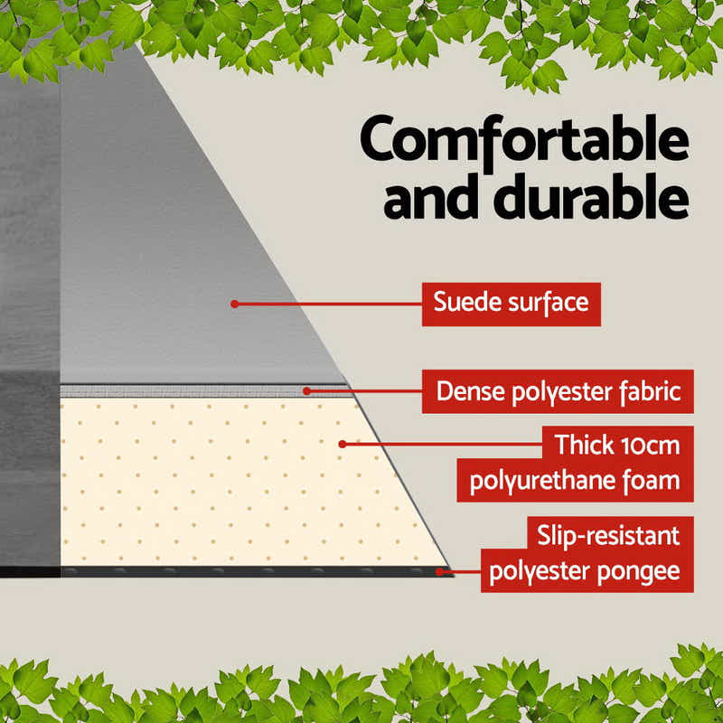 DS NA Weisshorn Double Size Self Inflating Mattress - Grey