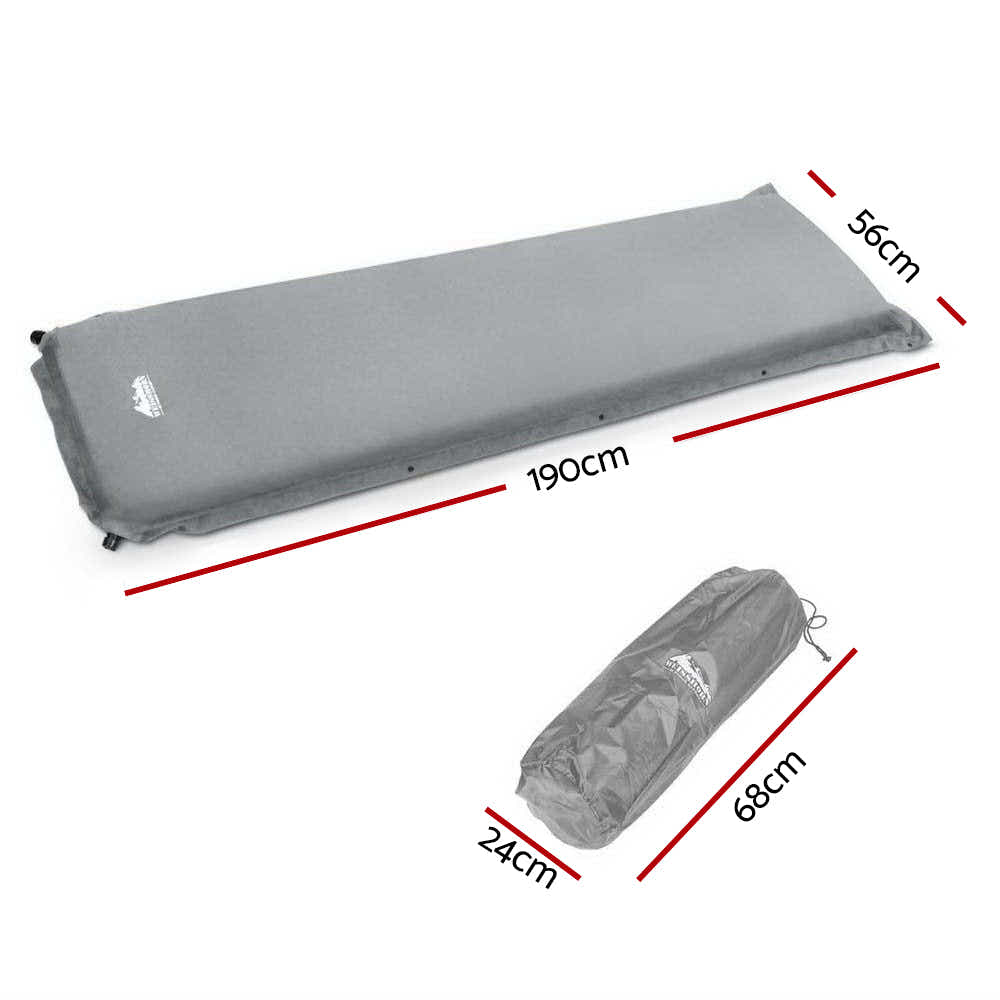 DS NA Weisshorn Single Size Self Inflating Matress - Grey