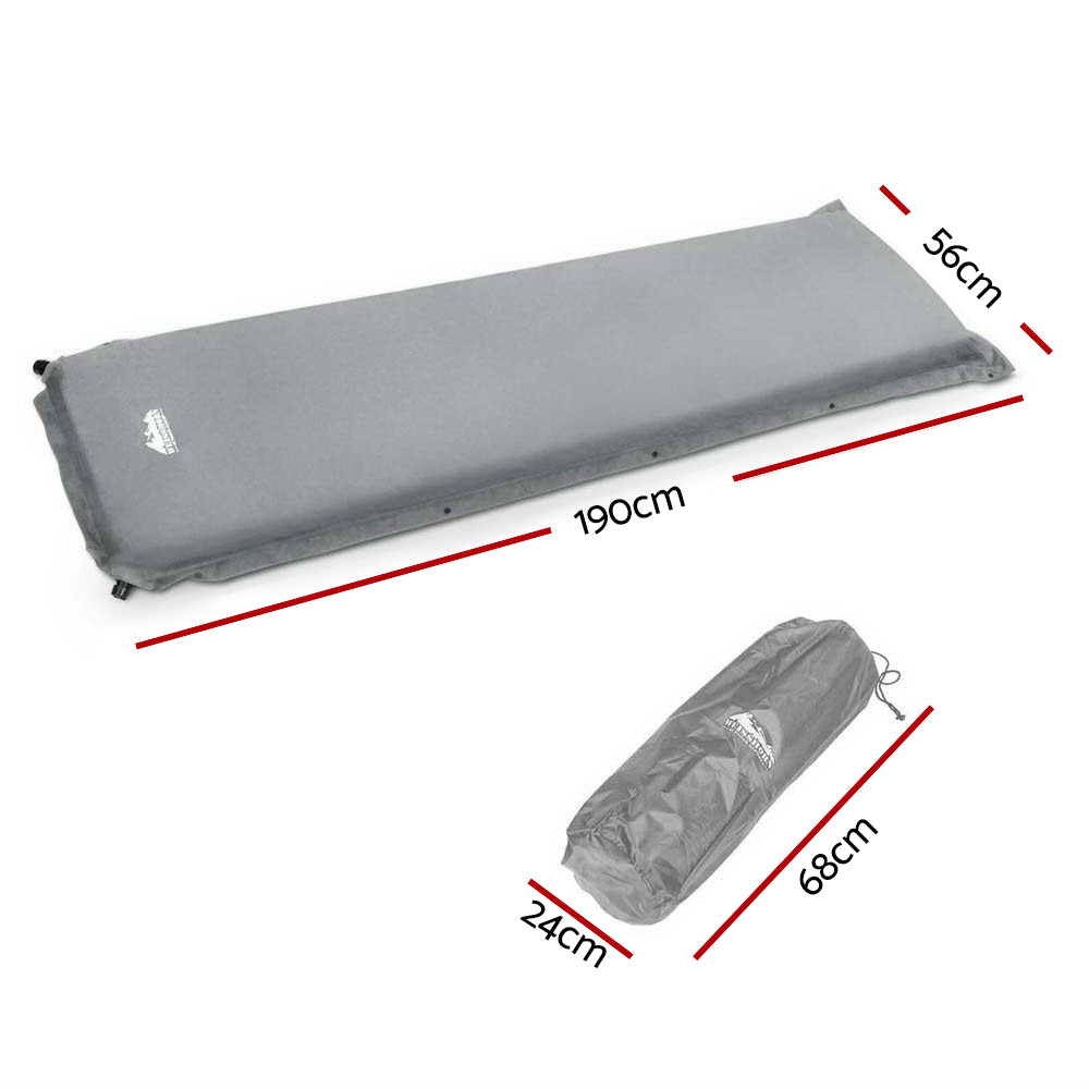 DS NA Weisshorn Single Size Self Inflating Matress - Grey