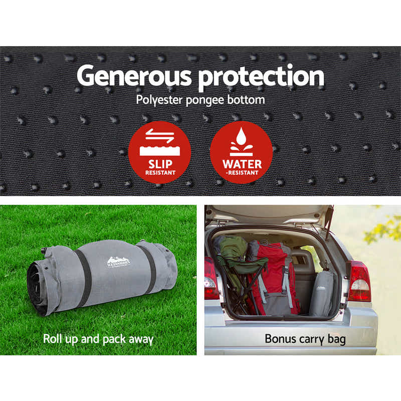 DS NA Weisshorn Single Size Self Inflating Matress - Grey