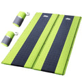 DS NA  Self Inflating Mattress Camping Sleeping Mat Air Bed Pad Double Green