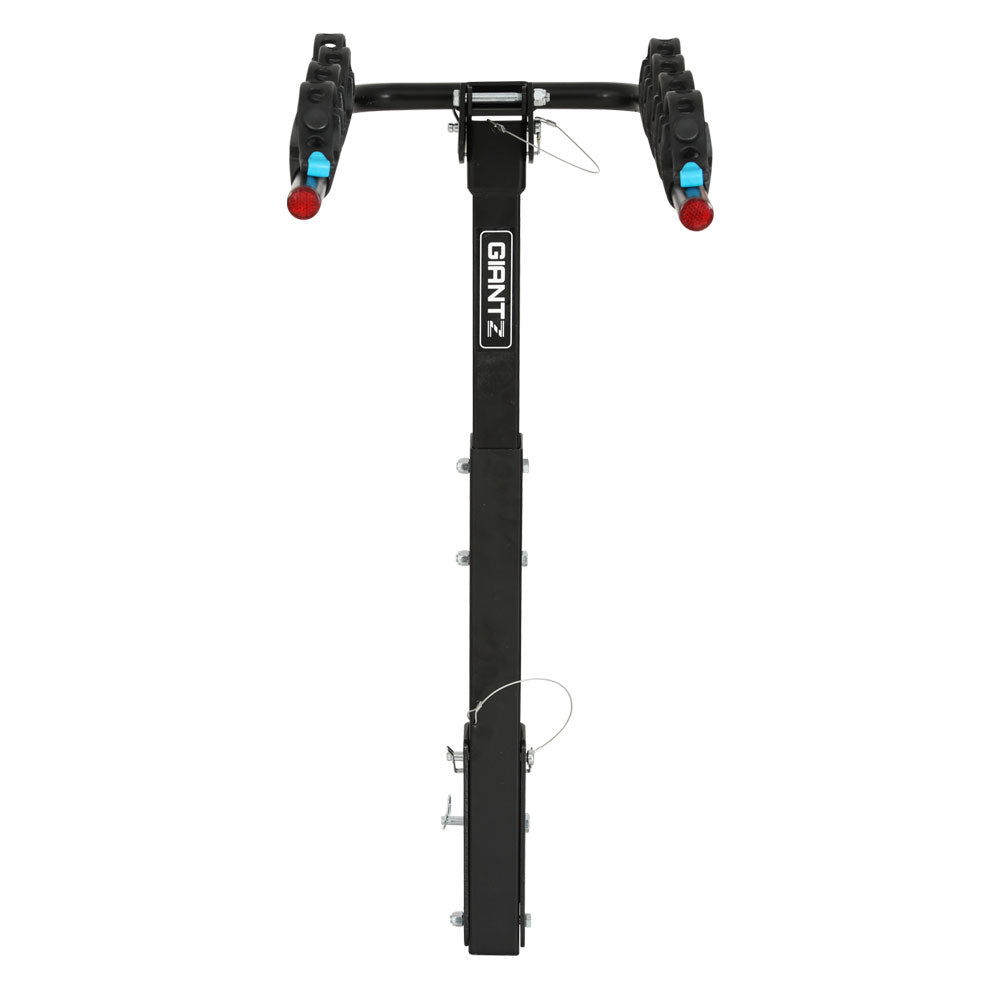 DS NA Bike Carrier 4 Bicycle Car Rear Rack Hitch Mount 2" Towbar Foldable Steel