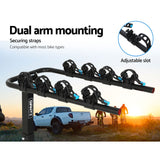 DS NA Bike Carrier 4 Bicycle Car Rear Rack Hitch Mount 2