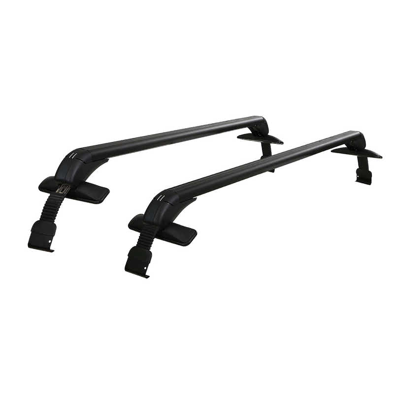 DS NA Universal Car Roof Rack Cross Bars 90cm Aluminium Adjustable Lockable 45kg