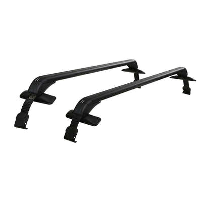 DS NA Universal Car Roof Rack Cross Bars 90cm Aluminium Adjustable Lockable 45kg