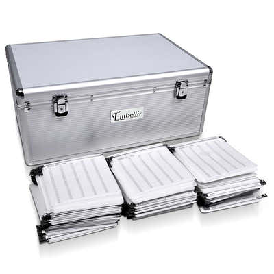 DS NA CD Case DVD Cases Storage Box 500 Discs Aluminium Case DVD Folders