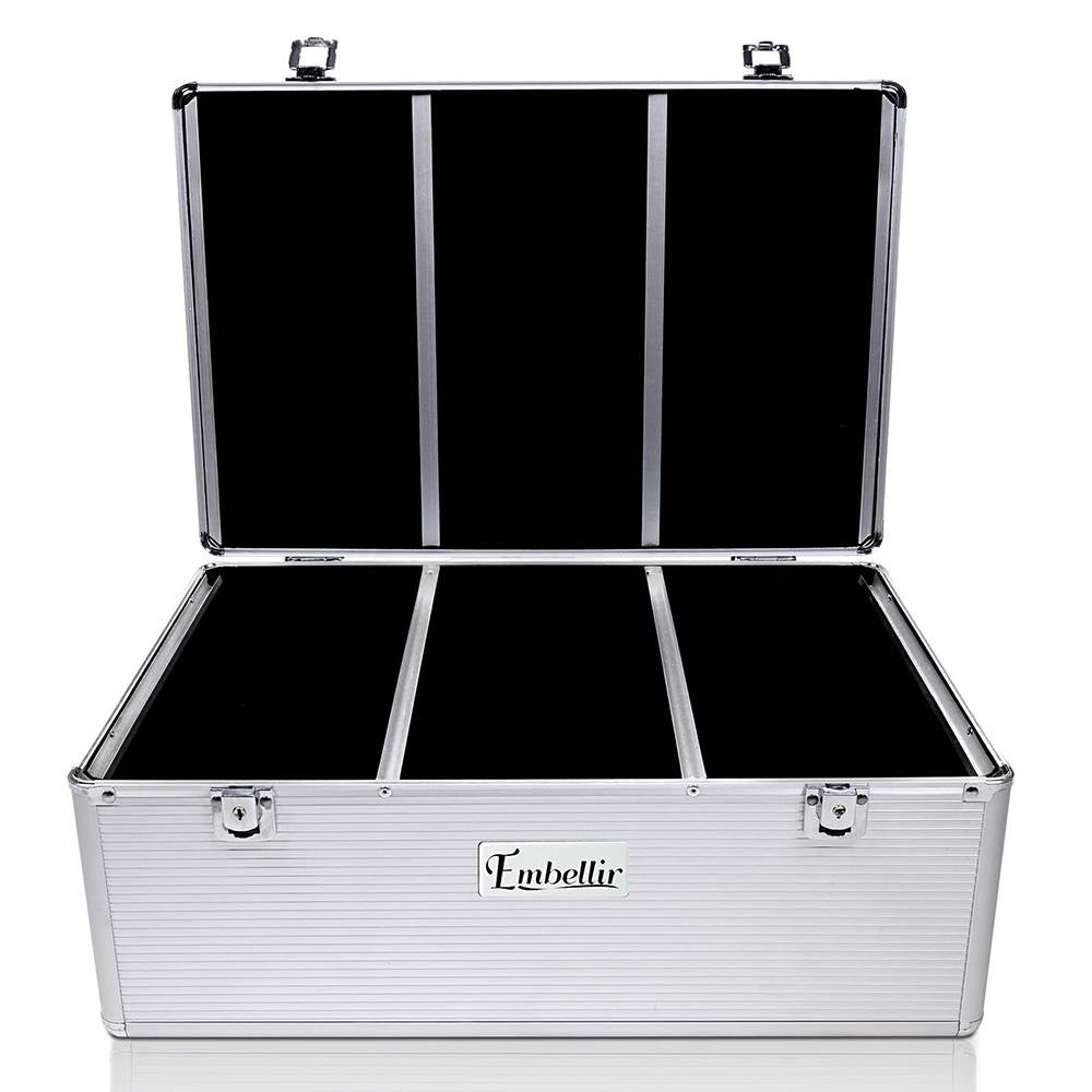 DS NA CD Case DVD Cases Storage Box 500 Discs Aluminium Case DVD Folders