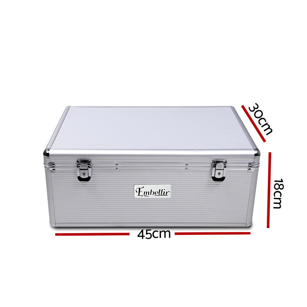DS NA CD Case DVD Cases Storage Box 500 Discs Aluminium Case DVD Folders
