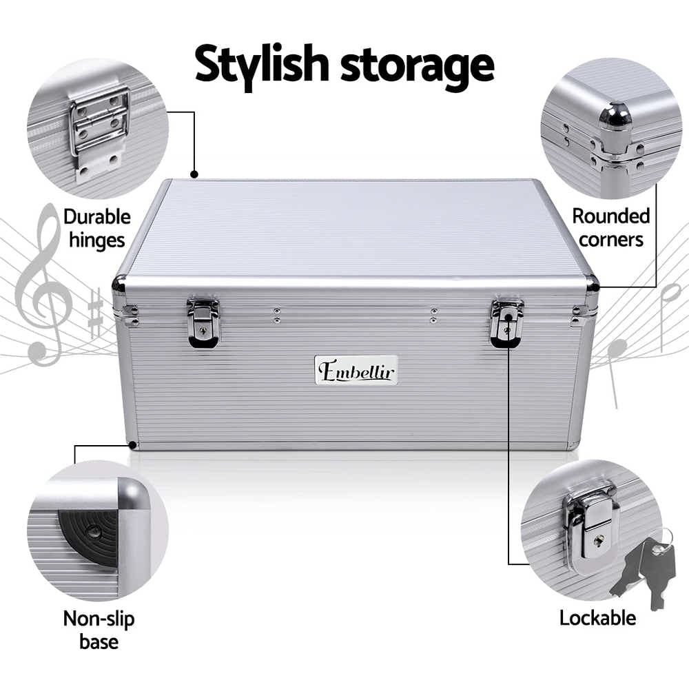 DS NA CD Case DVD Cases Storage Box 500 Discs Aluminium Case DVD Folders