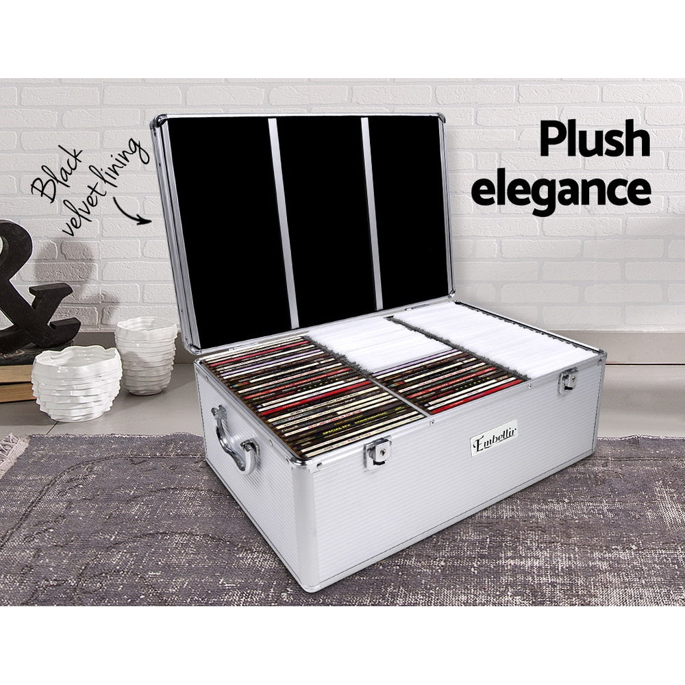 DS NA CD Case DVD Cases Storage Box 500 Discs Aluminium Case DVD Folders