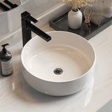 DS NA Cefito Bathroom Basin Ceramic Vanity Basin Above Counter White Hand Wash