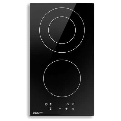DS NA Electric Ceramic Cooktop 30cm Kitchen Cook Top Hob Touch Control 3-Zone