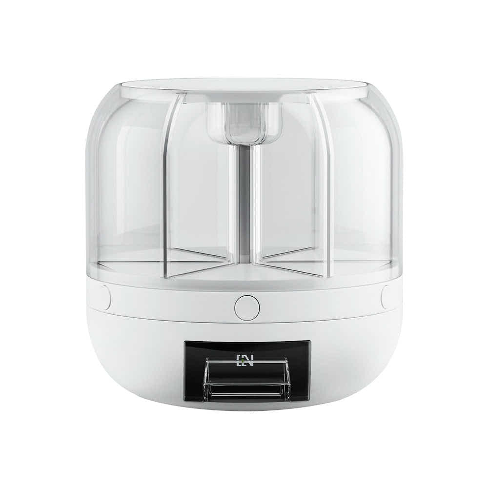 DS NA 6-In-1 Cereal Dispenser Rotating Grain 10KG Rice Storage Dry Food Box