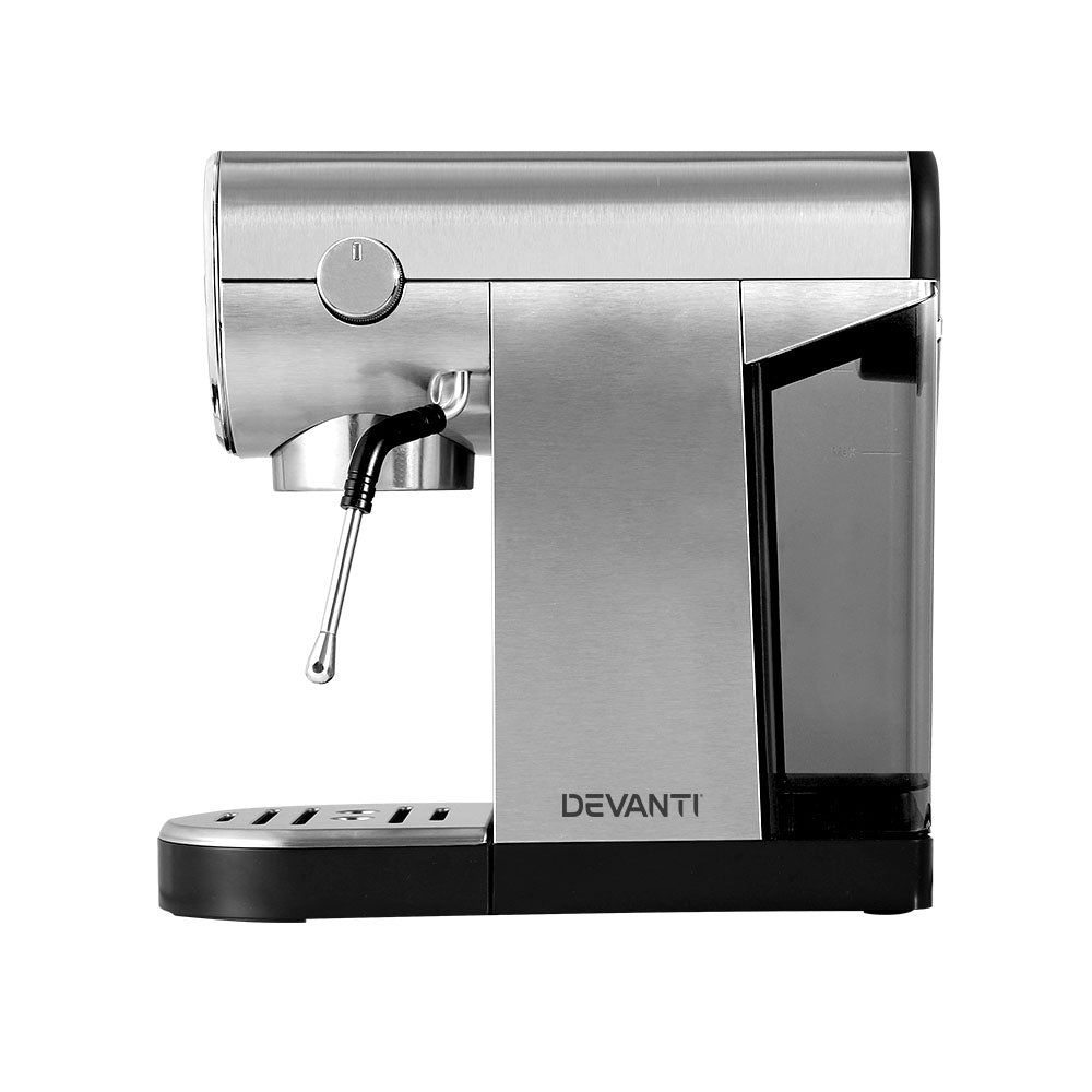 DS NA Devanti Coffee Machine Espresso Maker 20 Bar Milk  Cappuccino Latte Cafe