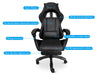 Chano Deluxe Gaming Chair PU Black