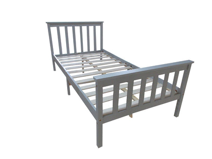 DS Hampshire Bed Frame Single Grey