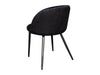 Lumia Dining Chair Velvet Black x2