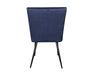 Elfrida Dining Chair Velvet Blue x2