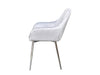 Ogden Dining Chair Velvet Silver x2